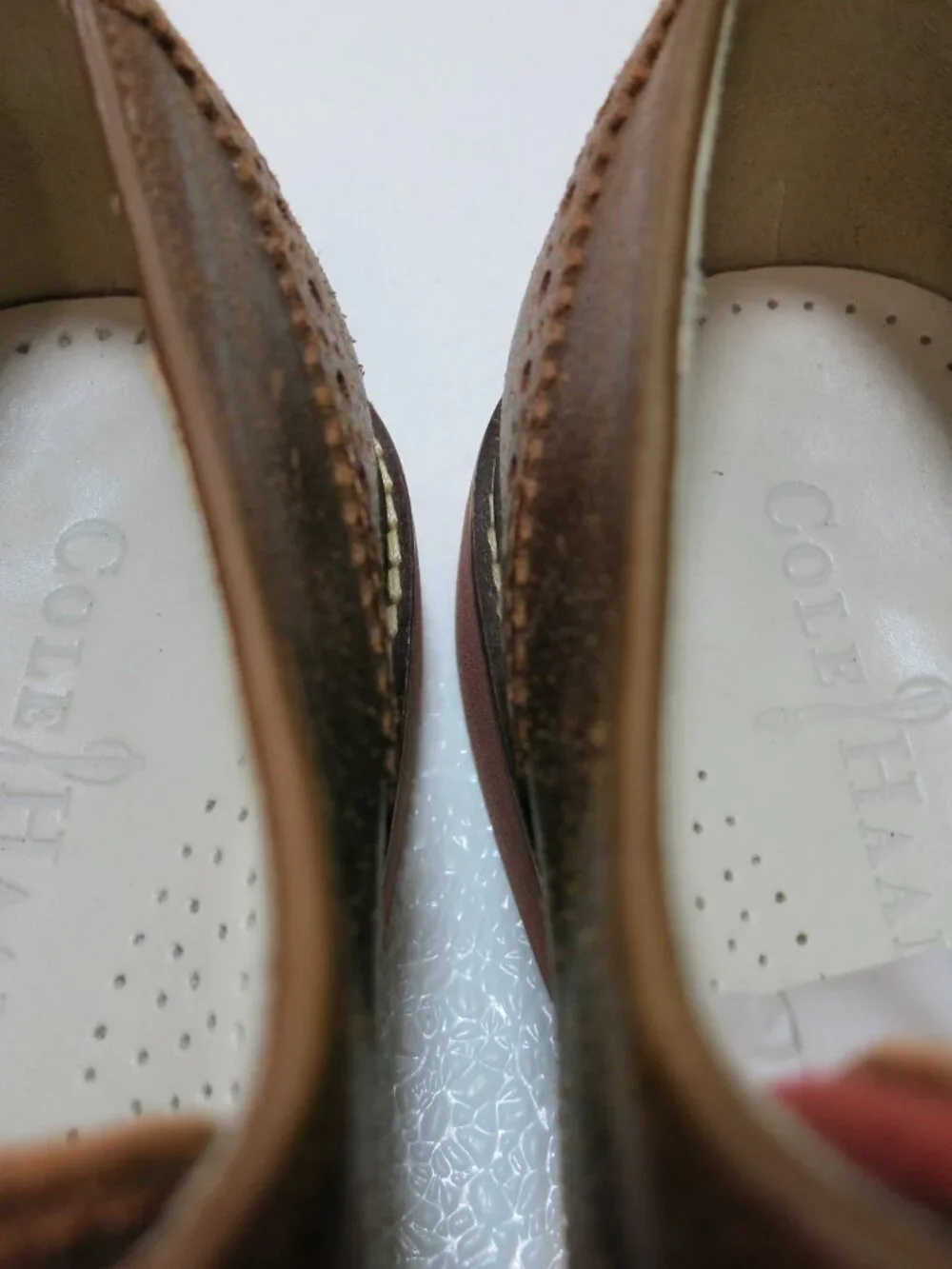 Cole Haan Brogue Leather Men's Dress Wingtip Oxfords Formal Footwear Sz 9.5 M